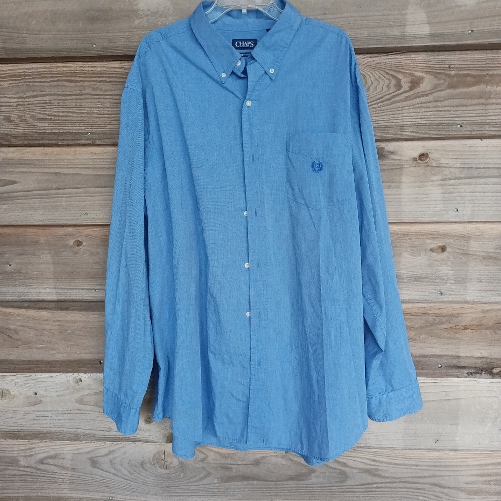 Chaps Easy Care Button Down Top